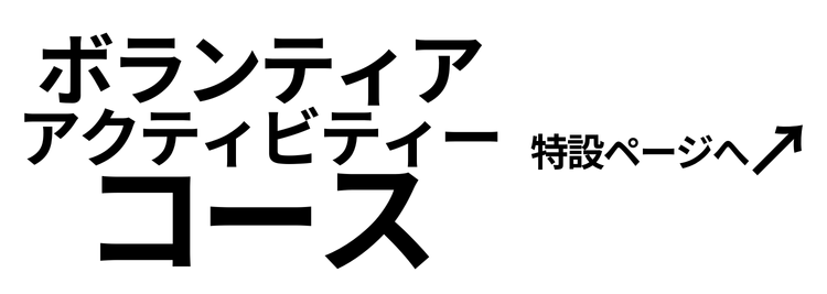 ボランティア・アクティビティーコース